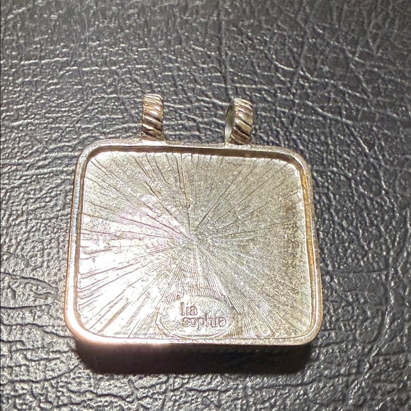 Lia Sophia Gold and Silver Necklace Pendant - Picture 3 of 4